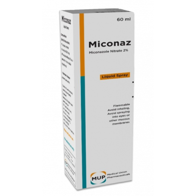 MICONAZ 2% SPRAY ( MICONAZOLE ) — LIQUID SPRAY 60 ML